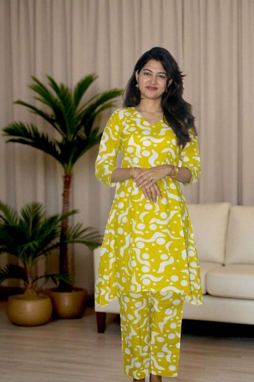 Zeyna – Citrus Glow Coord Set