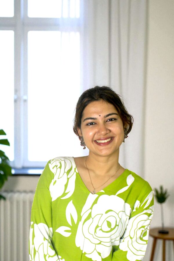 Florira – Lime Green Floral Long Kurta - Image 5